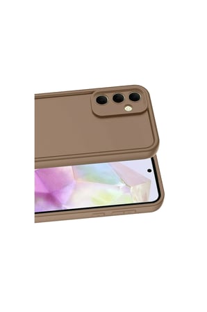 Galaxy A56 Kılıf Viera Silikon - Kahverengi
