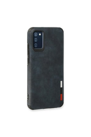 Newface Galaxy A02s Kılıf Loop Deri Silikon - Lacivert