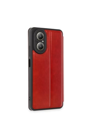 Realme 12 Lite Kılıf Flip Cover - Kırmızı