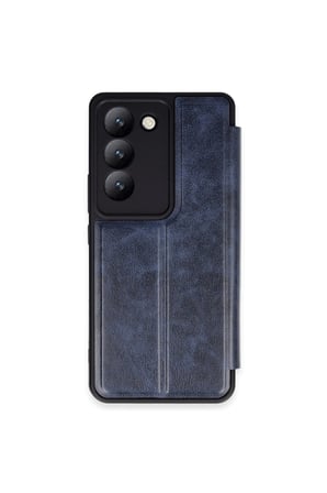 V30 Lite 4G Kılıf Flip Cover - Lacivert