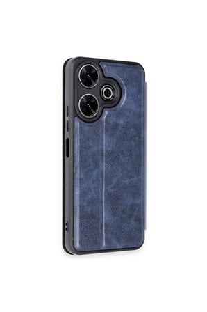 Redmi 13 4G Kılıf Flip Cover - Lacivert