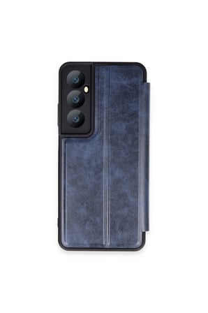 Realme C65 Kılıf Flip Cover - Lacivert