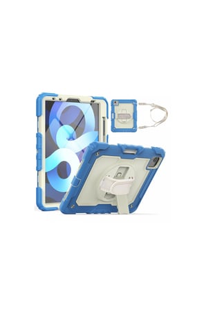 iPad Pro 11 (2020) Kılıf Strap New Tablet Kapak - Mavi