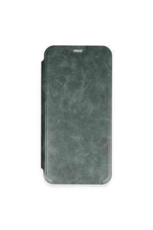 iPhone 16 Plus Kılıf Flip Cover - Koyu Yeşil
