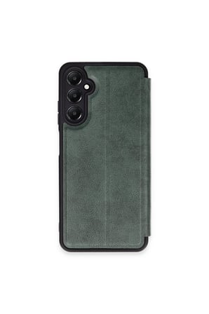 Galaxy A05S Kılıf Flip Cover - Koyu Yeşil