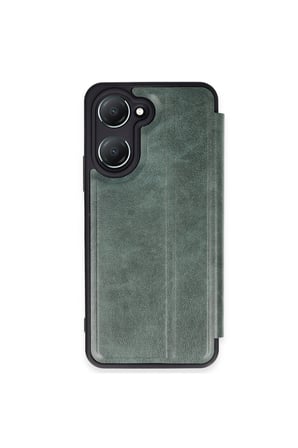 Y18 Kılıf Flip Cover - Koyu Yeşil