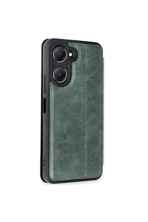 Y18 Kılıf Flip Cover - Koyu Yeşil