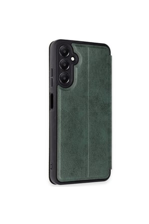 Galaxy A35 5G Kılıf Flip Cover - Koyu Yeşil