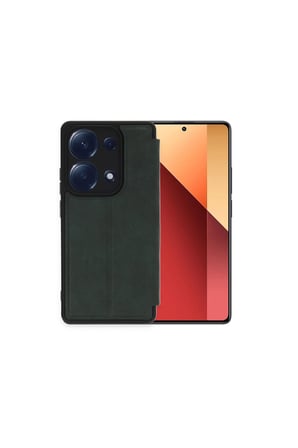 Redmi Note 13 Pro 4G Kılıf Flip Cover - Koyu Yeşil