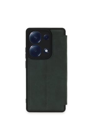 Redmi Note 13 Pro 4G Kılıf Flip Cover - Koyu Yeşil