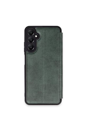 Galaxy A55 5G Kılıf Flip Cover - Koyu Yeşil