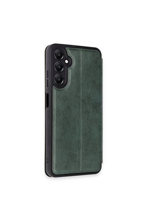 Galaxy A15 4G Kılıf Flip Cover - Koyu Yeşil