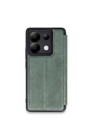 Redmi Note 13 Pro 5G Kılıf Flip Cover - Koyu Yeşil