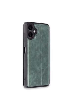 Galaxy A06 Kılıf Flip Cover - Koyu Yeşil