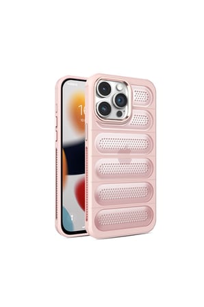iPhone 15 Pro Kılıf Airmax Silikon Kapak - Pembe