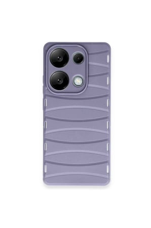 Redmi Note 13 Pro 4G Kılıf Bibercas Silikon Kapak - Lila