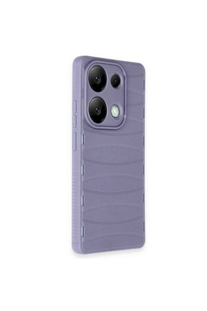 Redmi Note 13 Pro 4G Kılıf Bibercas Silikon Kapak - Lila