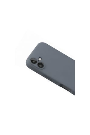iPhone 16 Plus Kılıf Nano içi Kadife Silikon - Gri