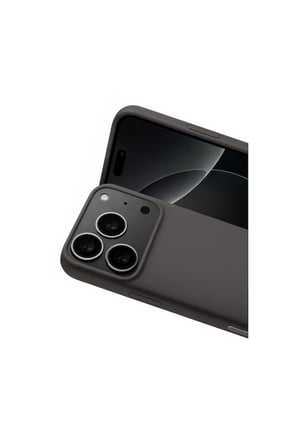 iPhone 17 Pro Max Nano içi Kadife Silikon - Gri