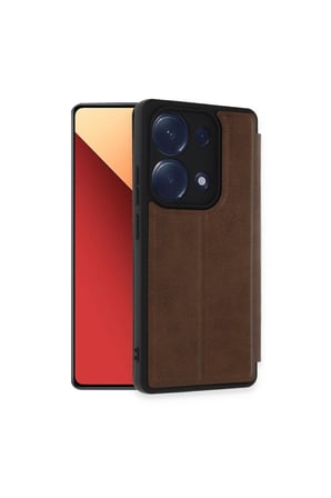 Redmi Note 13 Pro 4G Kılıf Flip Cover - Taba