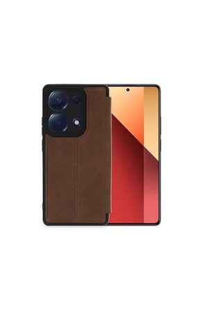 Redmi Note 13 Pro 4G Kılıf Flip Cover - Taba
