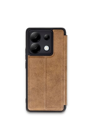 Redmi Note 13 Pro 5G Kılıf Flip Cover - Taba