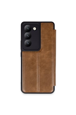 V30 Lite 4G Kılıf Flip Cover - Taba