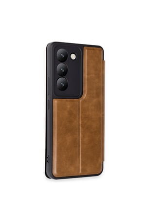 V30 Lite 4G Kılıf Flip Cover - Taba