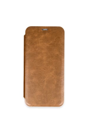 iPhone 16 Kılıf Flip Cover - Taba