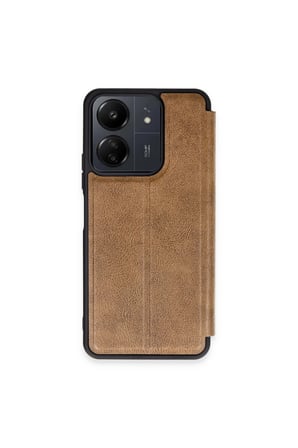 Redmi 13C Kılıf Flip Cover - Taba