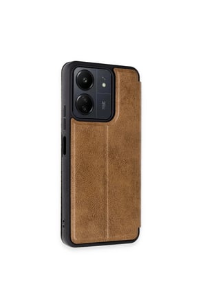 Redmi 13C Kılıf Flip Cover - Taba