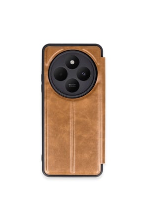 Redmi 14C Kılıf Flip Cover - Taba
