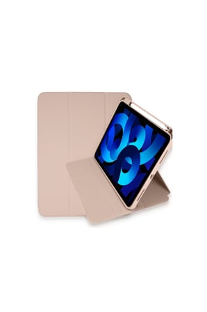 iPad Pro 11 (2021) Kılıf Starling 360 Kalemlikli Tablet Kılıf - Rose Gold