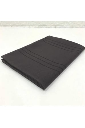 Çizgili Tek Masa Örtüsü Colber 160x220cm Füme