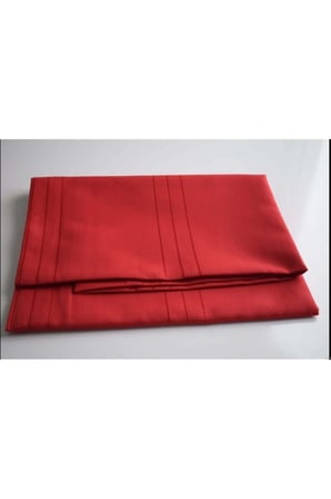 Colber Leke Tutmaz Tek Masa Örtüsü 160x220cm - Kırmızı