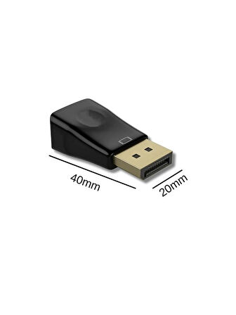 Displayport To Vga Çevirici Dönüştürücü Adaptör Görüntü Adaptörü