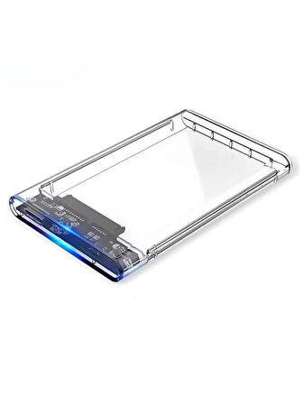 2.5” HDD/SSD USB 3.0 to SATA Dönüştürücü Harici Şeffaf Taşınabilir Kutusu
