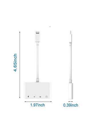 Lightning To USB 3.0 Micro Sd Tf Kart Okuyucu Çevirici Dönüştürücü Adaptör 3 in 1