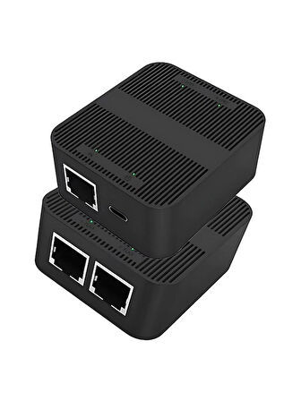 RJ45 Ethernet Splitter 1 Giriş 2 Çıkış Gigabit 100Mbps Çevirici Çoklayıcı
