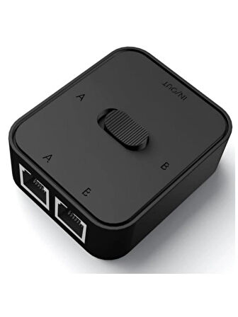 Zilevo 2 Port RJ45 Ethernet Switch Çevirici Çoklayıcı