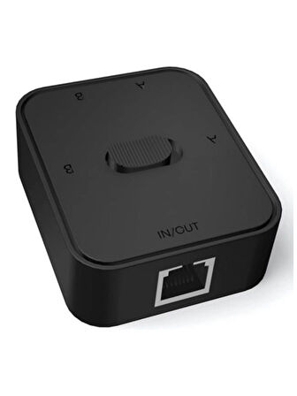 Zilevo 2 Port RJ45 Ethernet Switch Çevirici Çoklayıcı