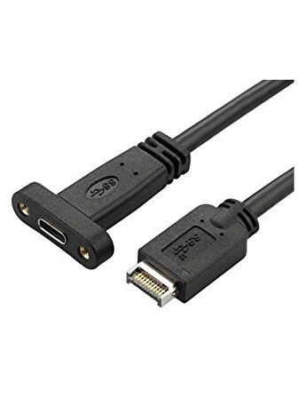 USB Type E to Type C TYPE E to TYPE C Çevirici Dönüştürücü Kablo