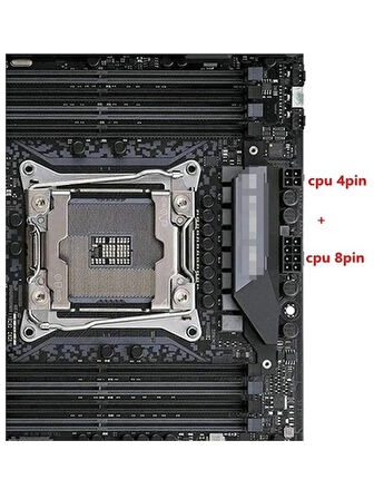 EPS 12V CPU Dişi To ATX 8+4 Pin Power Supply Çevirici Dönüştürücü Adaptör Kablosu