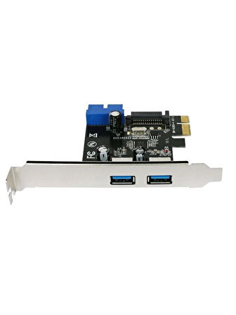 Pci Express Usb 3.0 2 Port Sata Güç 19 Pin Çoklayıcı Kart