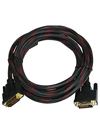 Dvi To Dvi 24+1 Görüntü Monitör Kablosu PC Notebook 5 Metre