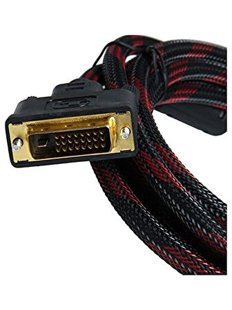Dvi To Dvi 24+1 Görüntü Monitör Kablosu PC Notebook 5 Metre
