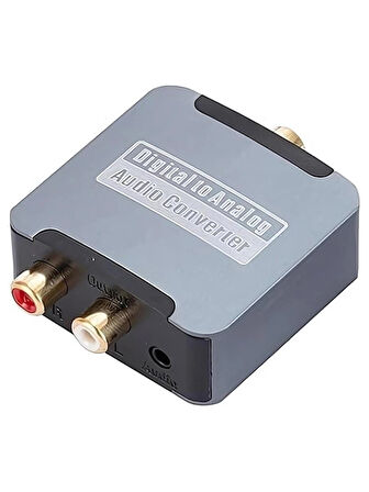 Dijital To Analog 3.5mm Optik Ses Tos Çevirici Dönüştürücü Adaptör