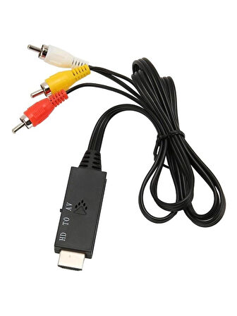 Zilevo HDMI to RCA AV 4K30Hz Çevirici Dönüştürücü Adaptör Kablo