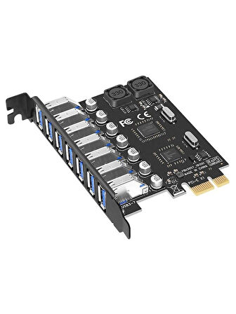 Pci-e Express 7 Port Usb 3.0 Kart Hub Çoklayıcı Çoğaltıcı