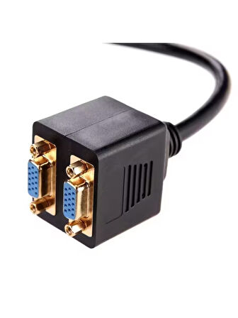 Dvi To 2X Vga Çevirici Çoklayıcı Splitter Kablosu